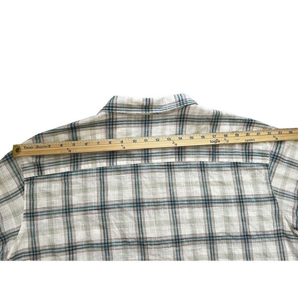 Columbia Mens Shirt 2XL XXL Multicolor‎ Plaid Short Sleeve Button Up Regular Fit - Picture 9 of 9